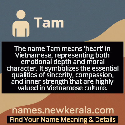 Tam Name Meaning and Origin