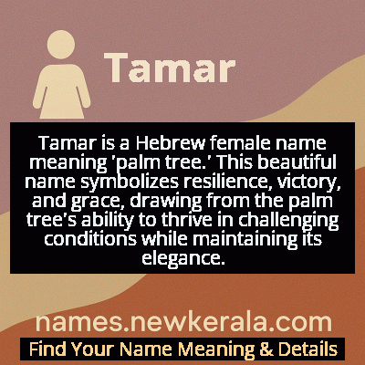 Tamar Name Meaning and Origin