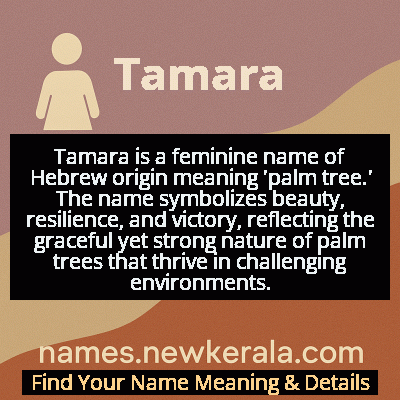 Tamara Name Meaning and Origin
