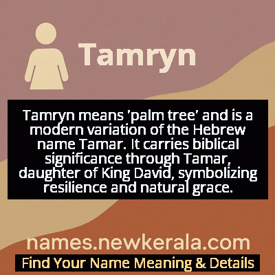 Tamryn Name Meaning and Origin