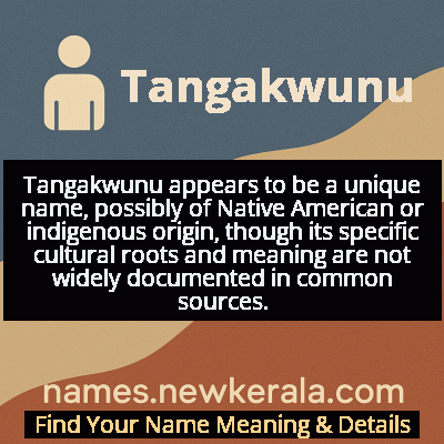 Tangakwunu Name Meaning and Origin