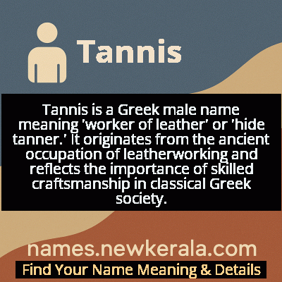 Tannis Name Meaning and Origin
