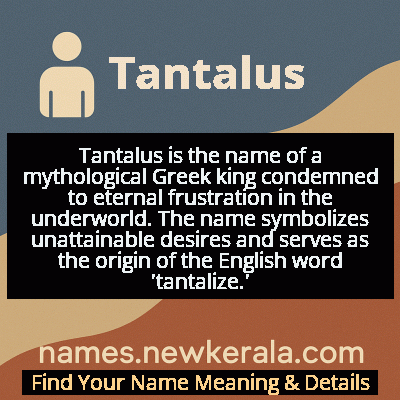 Tantalus Name Meaning and Origin