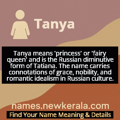 Tanya Name Meaning and Origin