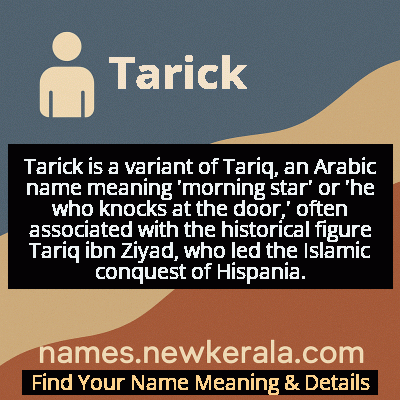 Tarick Name Meaning and Origin