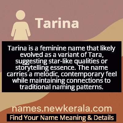 Tarina Name Meaning and Origin