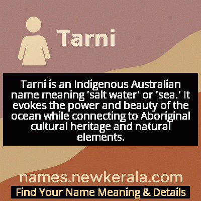 Tarni Name Meaning and Origin