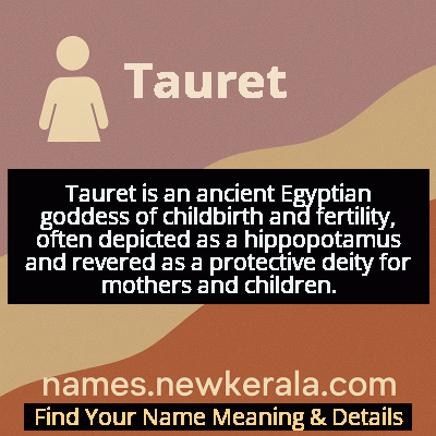 Tauret Name Meaning and Origin
