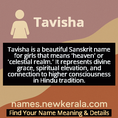 Tavisha Name Meaning and Origin
