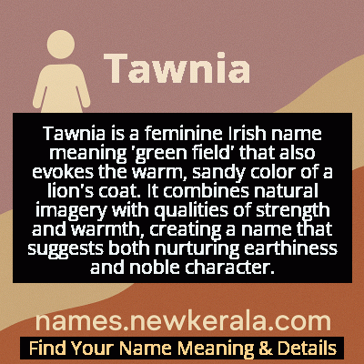 Tawnia Name Meaning and Origin