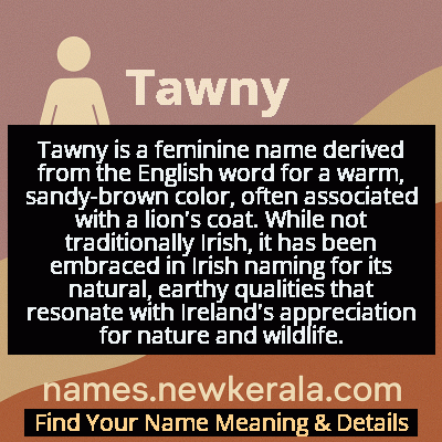 Tawny Name Meaning and Origin