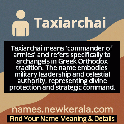Taxiarchai Name Meaning and Origin