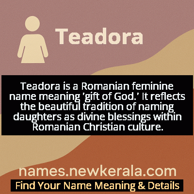 Teadora Name Meaning and Origin