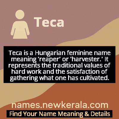 Teca Name Meaning and Origin