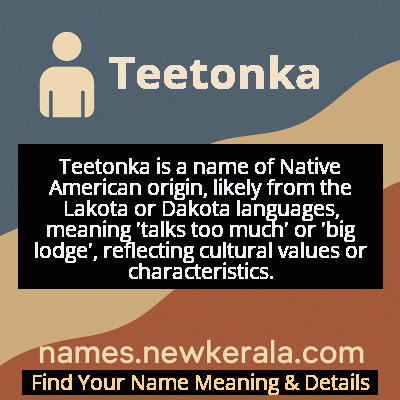 Teetonka Name Meaning and Origin