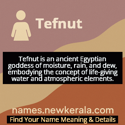 Tefnut Name Meaning and Origin