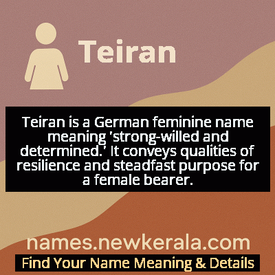 Teiran Name Meaning and Origin