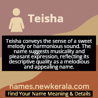 Teisha Name Meaning and Origin
