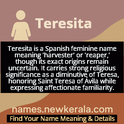 Teresita Name Meaning and Origin