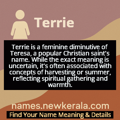Terrie Name Meaning and Origin