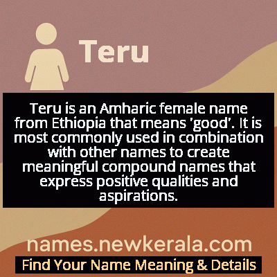 Teru Name Meaning and Origin