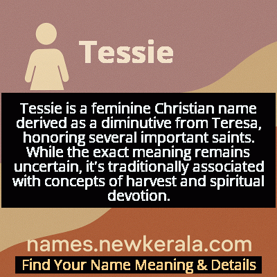 Tessie Name Meaning and Origin