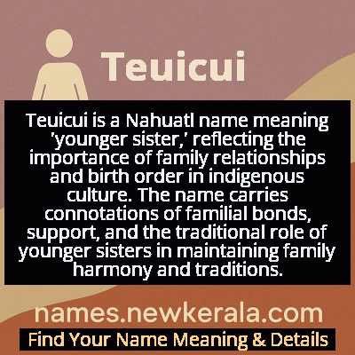 Teuicui Name Meaning and Origin