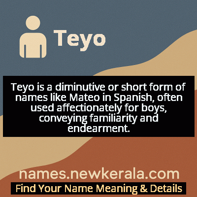 Teyo Name Meaning and Origin