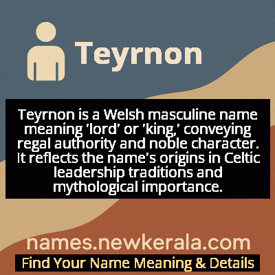 Teyrnon Name Meaning and Origin