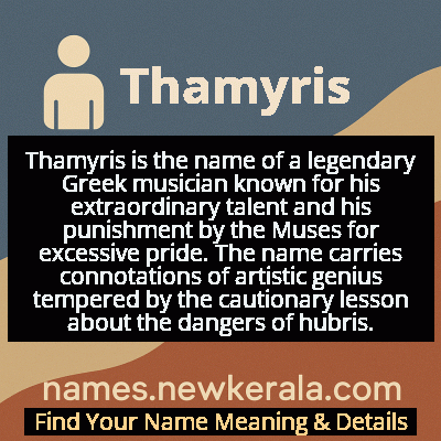 Thamyris Name Meaning and Origin