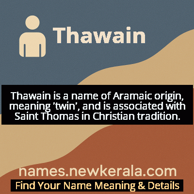 Thawain Name Meaning and Origin