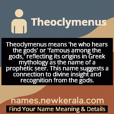 Theoclymenus Name Meaning and Origin