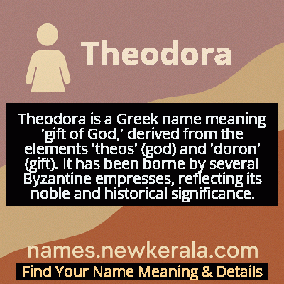 Theodora Name Meaning and Origin