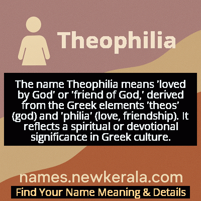 Theophilia Name Meaning and Origin