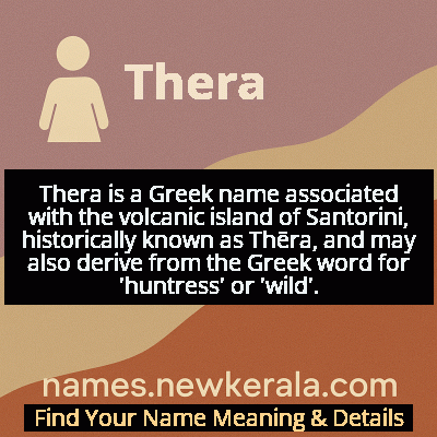 Thera Name Meaning and Origin