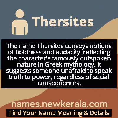 Thersites Name Meaning and Origin