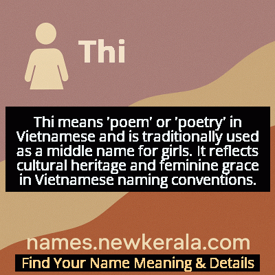 Thi Name Meaning and Origin