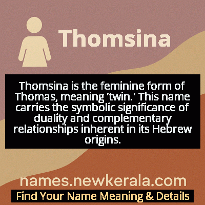 Thomsina Name Meaning and Origin