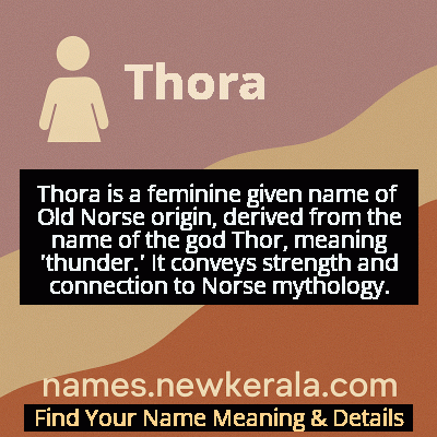 Thora Name Meaning and Origin