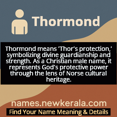 Thormond Name Meaning and Origin
