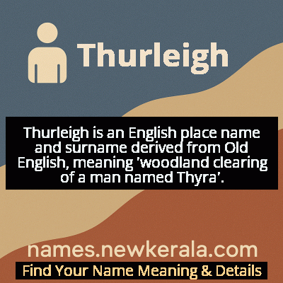 Thurleigh Name Meaning and Origin