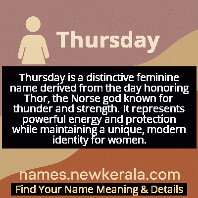 Thursday Name Meaning and Origin