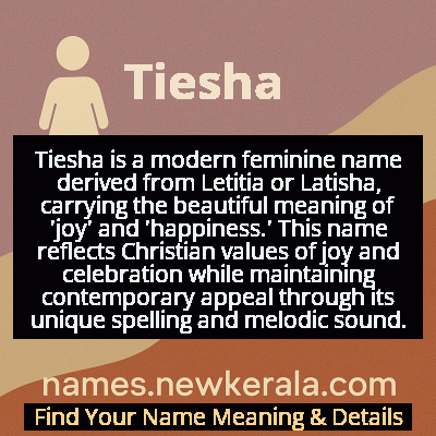 Tiesha Name Meaning and Origin