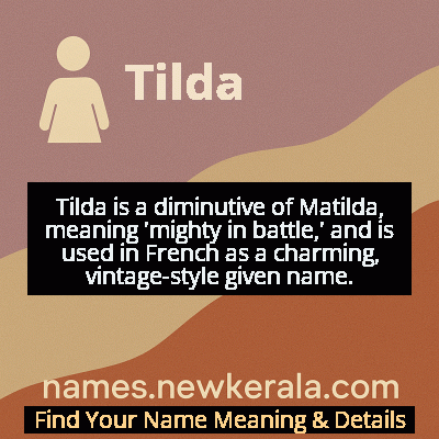 Tilda Name Meaning and Origin
