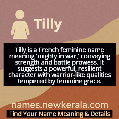 Tilly Name Meaning and Origin