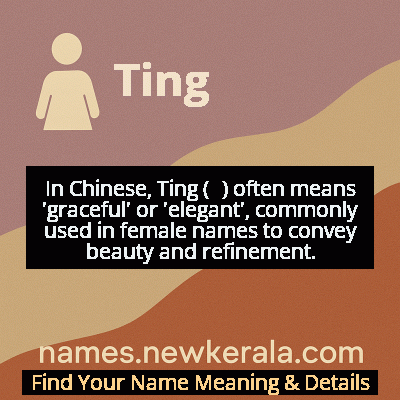 Ting Name Meaning and Origin