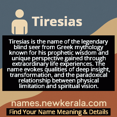 Tiresias Name Meaning and Origin