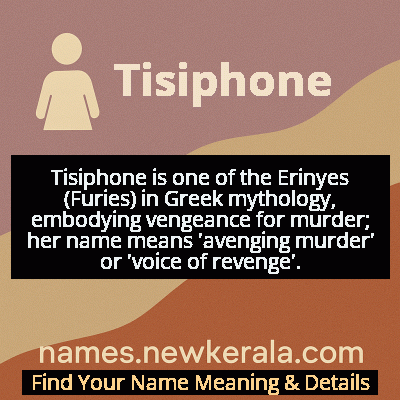 Tisiphone Name Meaning and Origin