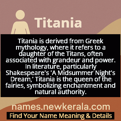 Titania Name Meaning and Origin