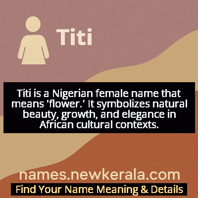 Titi Name Meaning and Origin